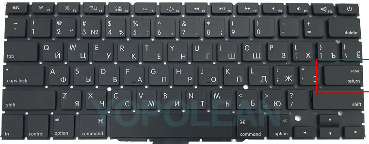 Клавиатура Keyboard for MacBook Pro Retina 15